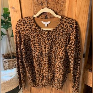 Animal print, cardigan. Size S/M